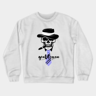 gentleman skull Crewneck Sweatshirt